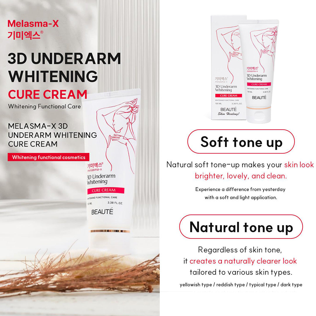 3D Underarm Whitening Cure Cream 100mlđ¸