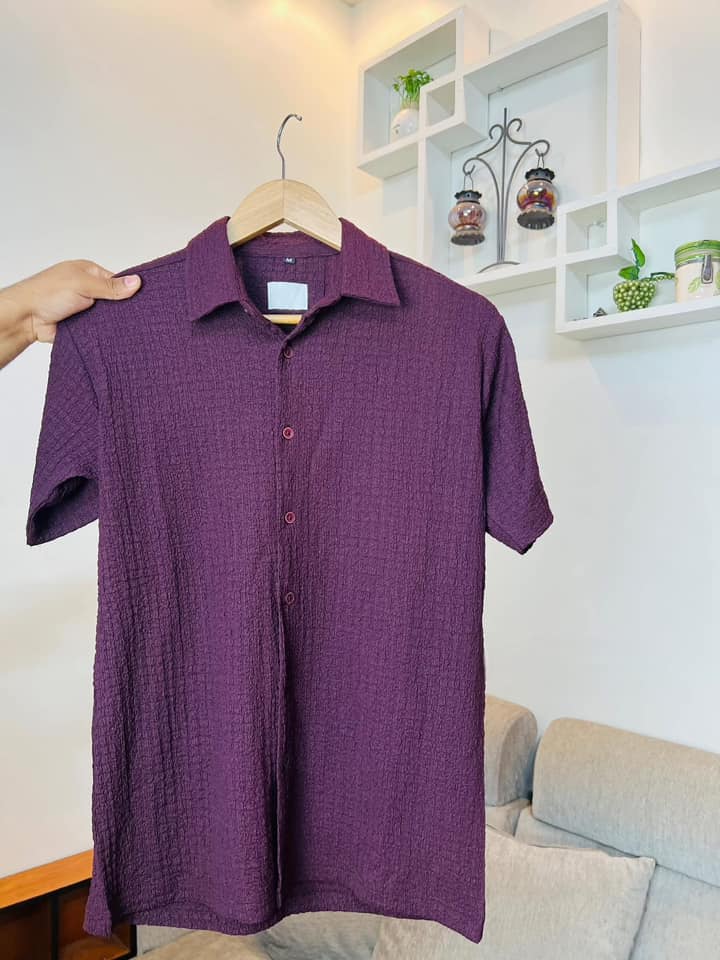đ Summer-Friendly Trendy Shirt | China Stretchable Cotton Fabrics | Merun