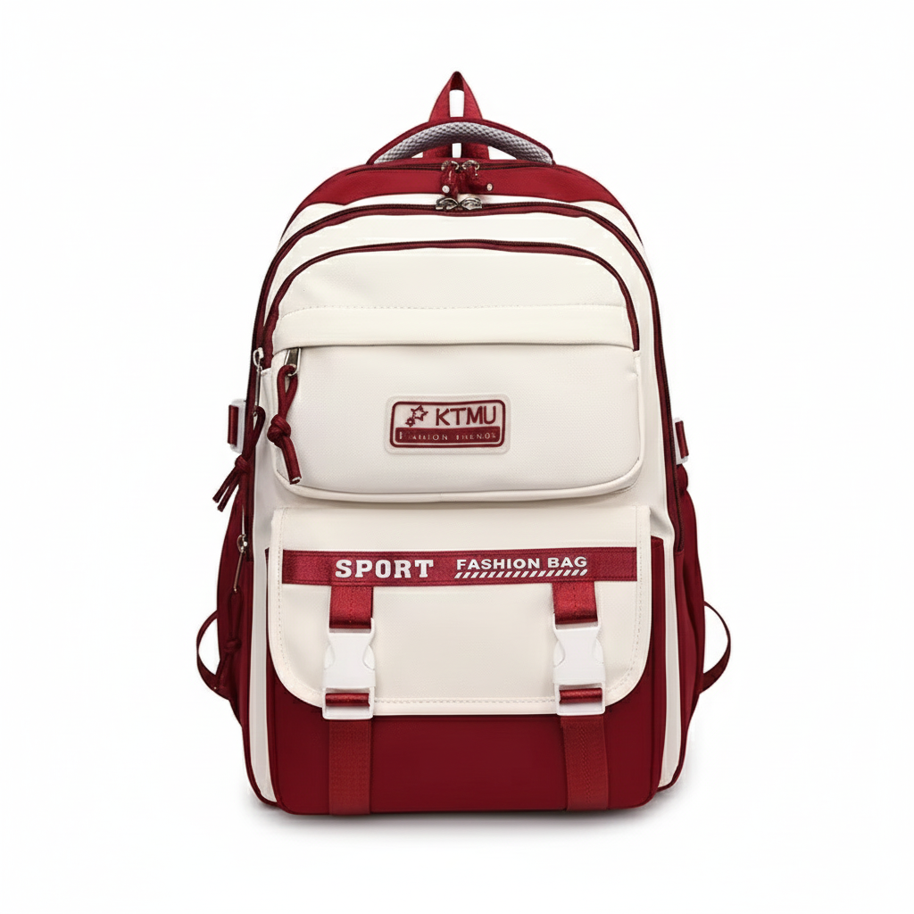 School Bag Design 2 - Red