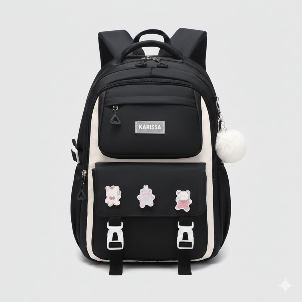 School Bag Design 1 - Black