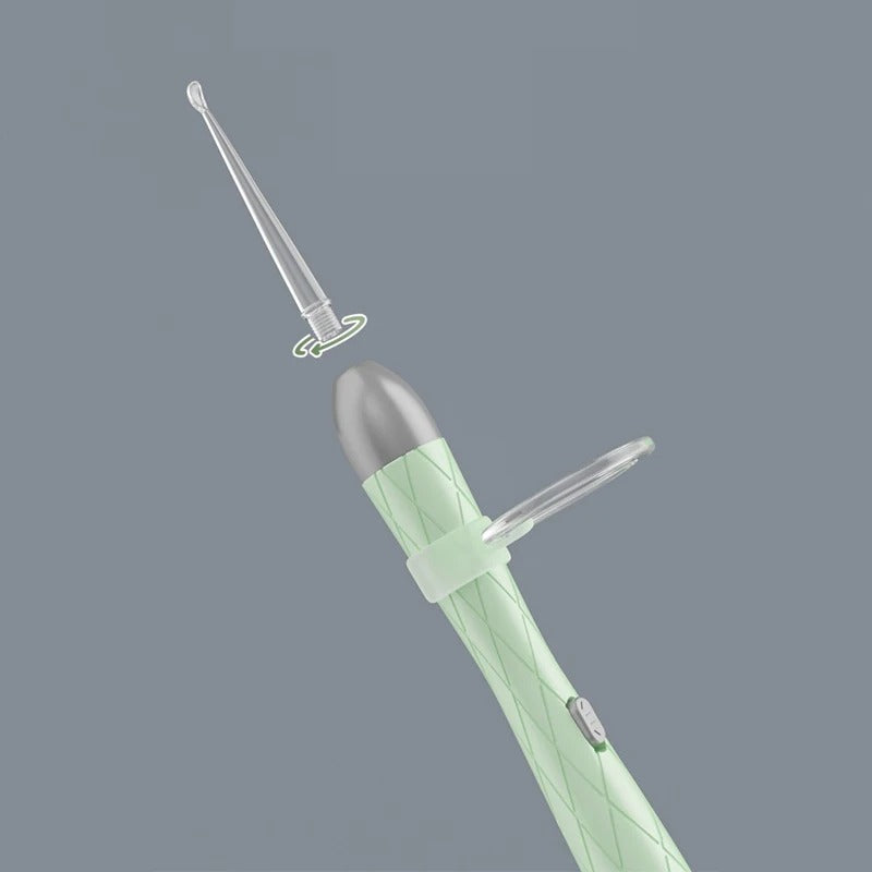 LED ইয়ার ক্লিনার উইথ টুইজার এন্ড স্টোরেজ বক্স-Ear Pick
