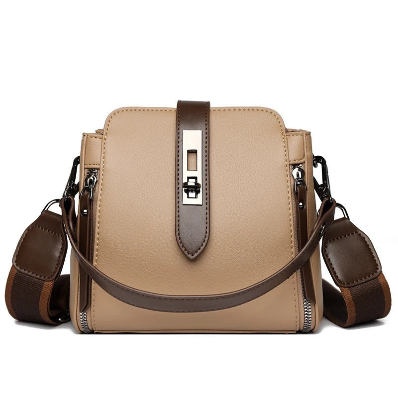 High-quality Messenger Shoulder Bag for Women- (khaki)