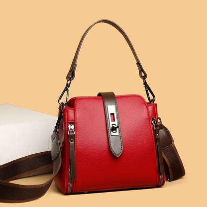 High-quality  Messenger Shoulder Bag for Women-  [Red]