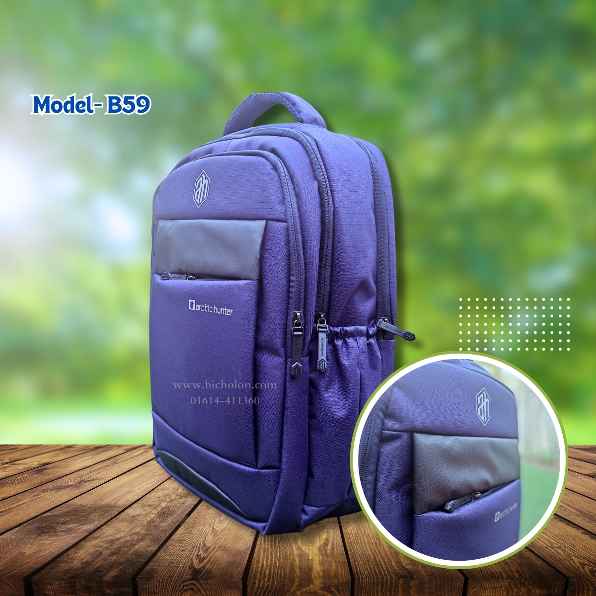 Arctic Hunter Trendy Lightweight College Bag [model- B59]