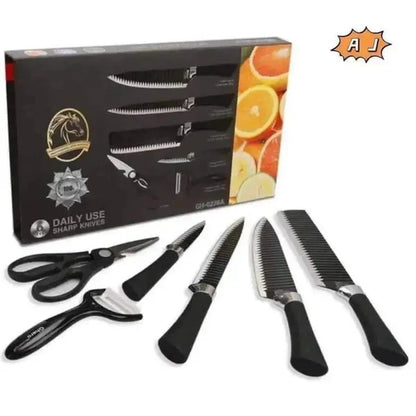 6 Pcs Knife Set