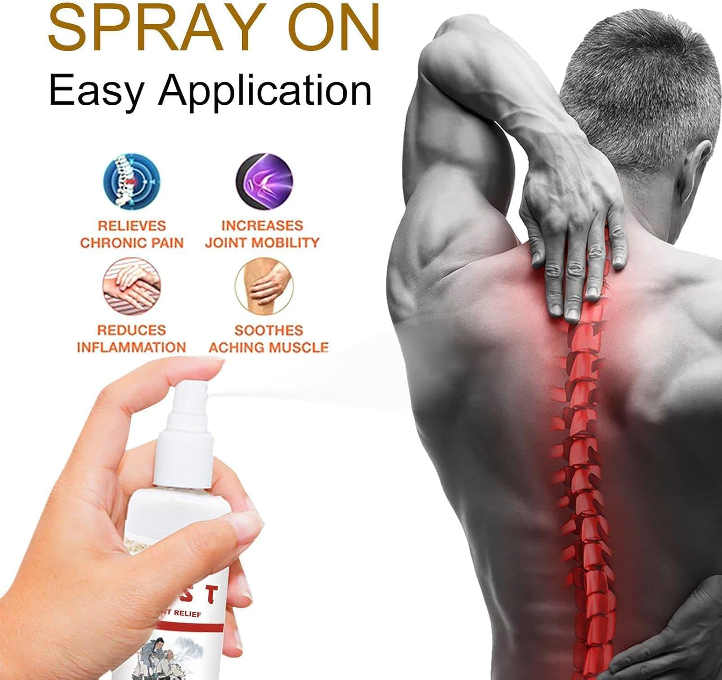 Instant Pain Relief Herbal Spray- এক নিমেষেই ব্যাথ থেকে মুক্তি