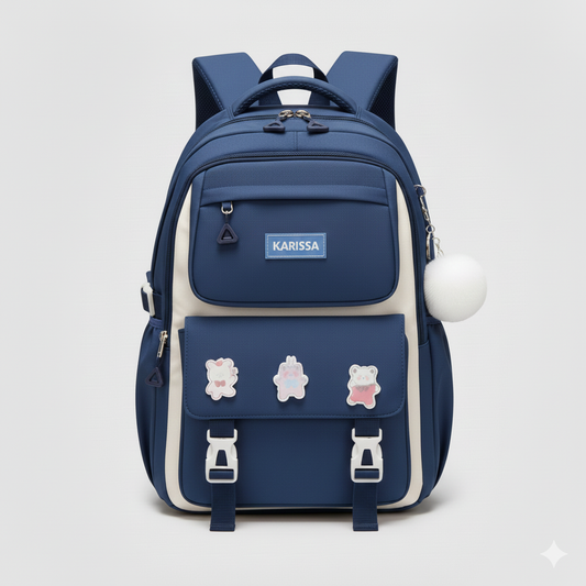 School Bag Design 1 - Blue