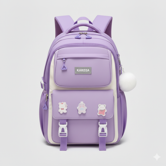 School Bag Design 1 - Purple