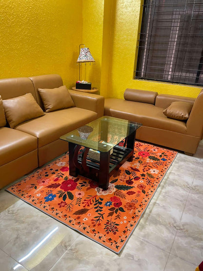 Kashmiri Velvet Persian Rugs: The Pinnacle of Elegance & Comfort - Design 1