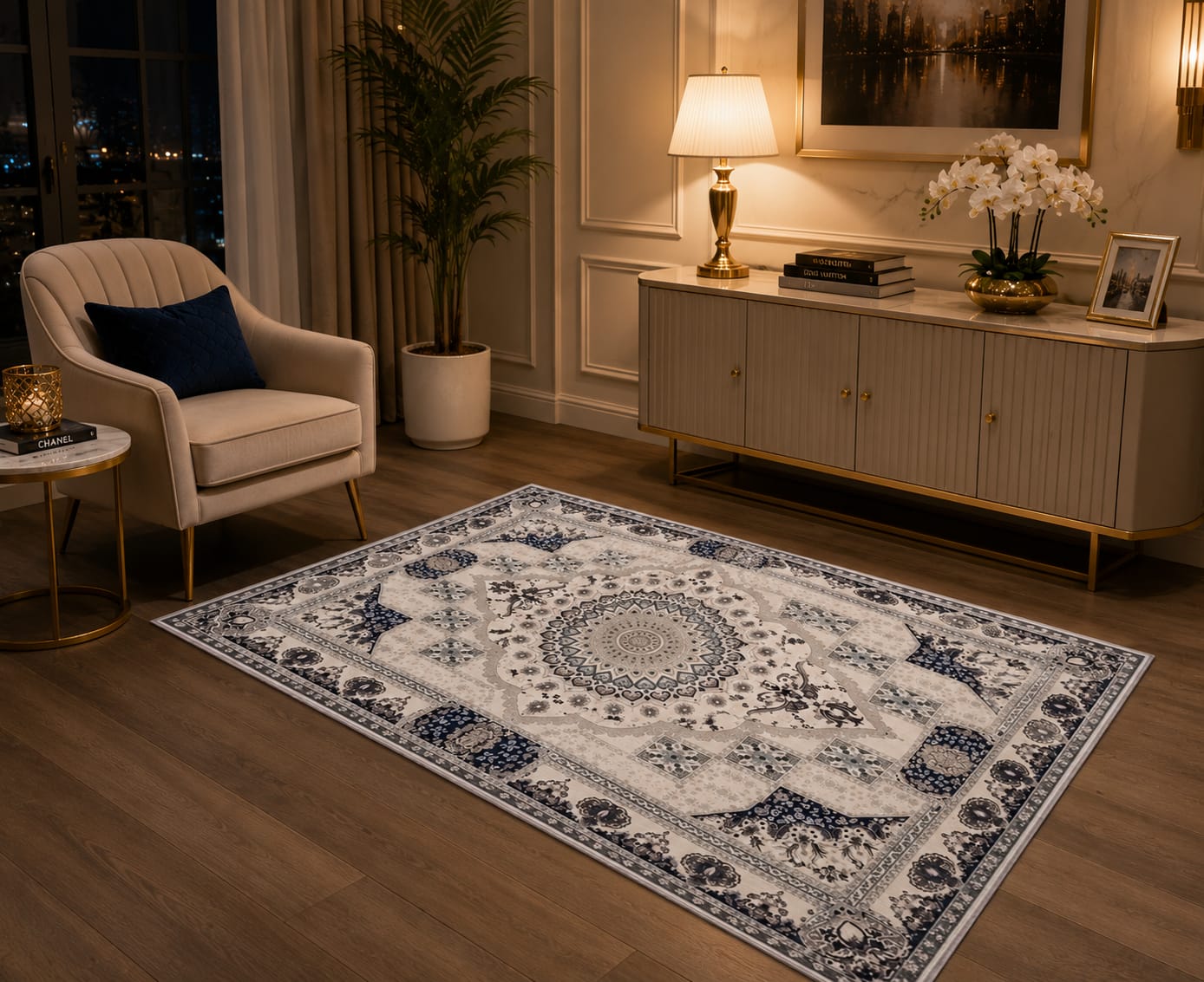 Kashmiri Velvet Persian Rugs: The Pinnacle of Elegance & Comfort - Design 23