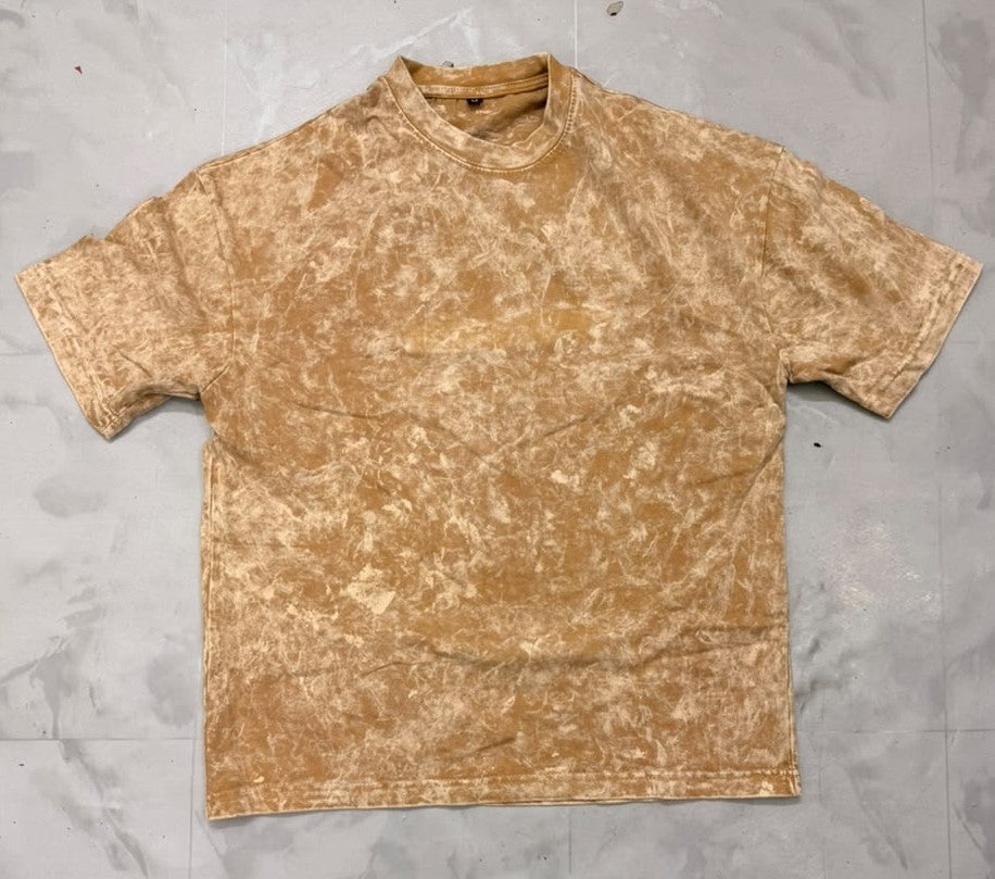 Premium Acid Wash Drop Shoulder T-Shirt – 2 Pcs Combo