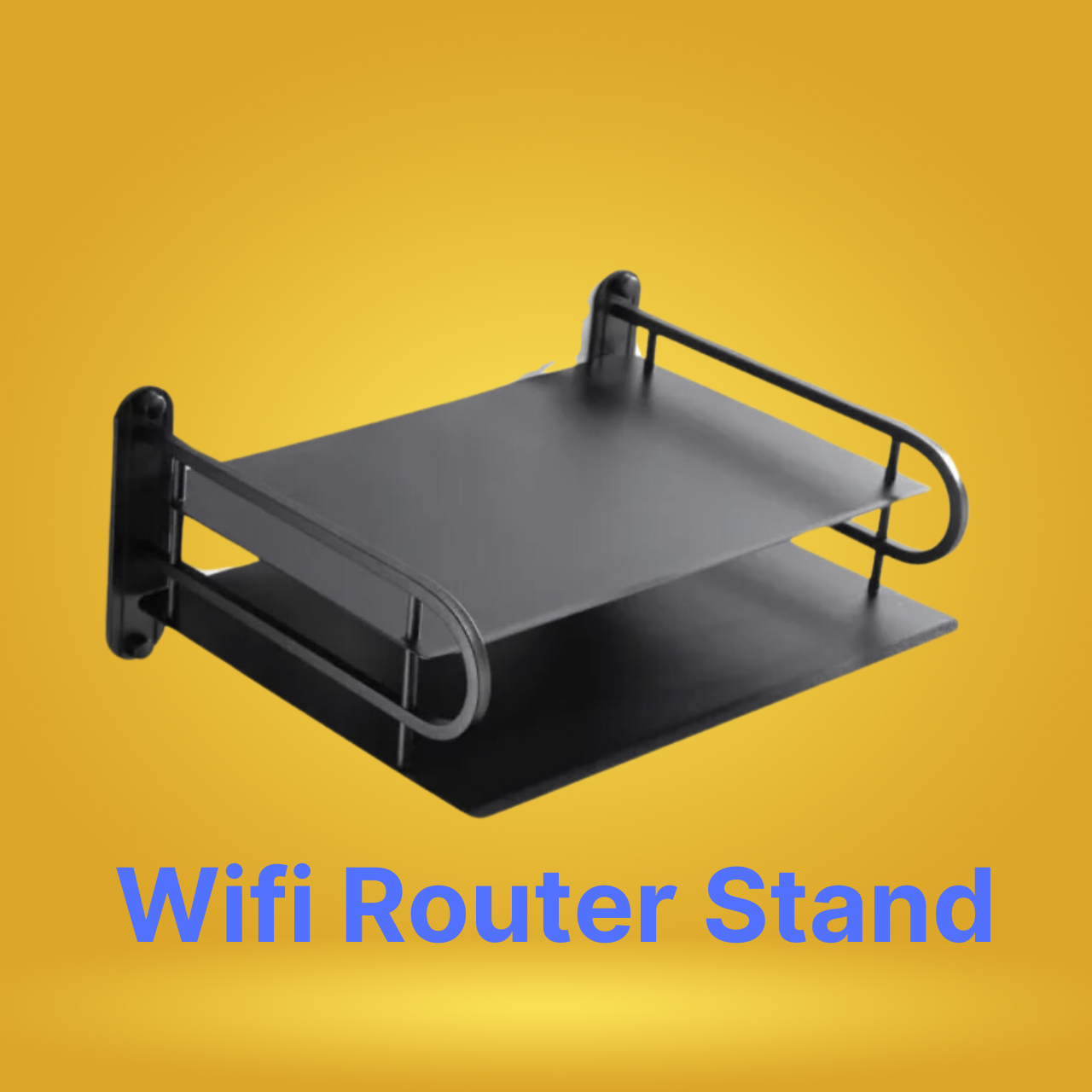 Wall Mounted Router Stand (black)