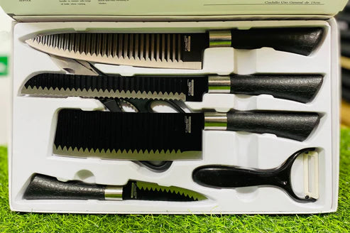 Bass/ Zepter 6-piece knife set includes essential kitchen tools