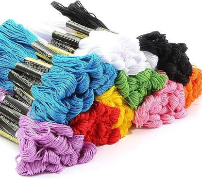 Multicolor DMC Thread for embroidery (10 Pcs)